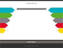 Tablet Screenshot of impacted.org